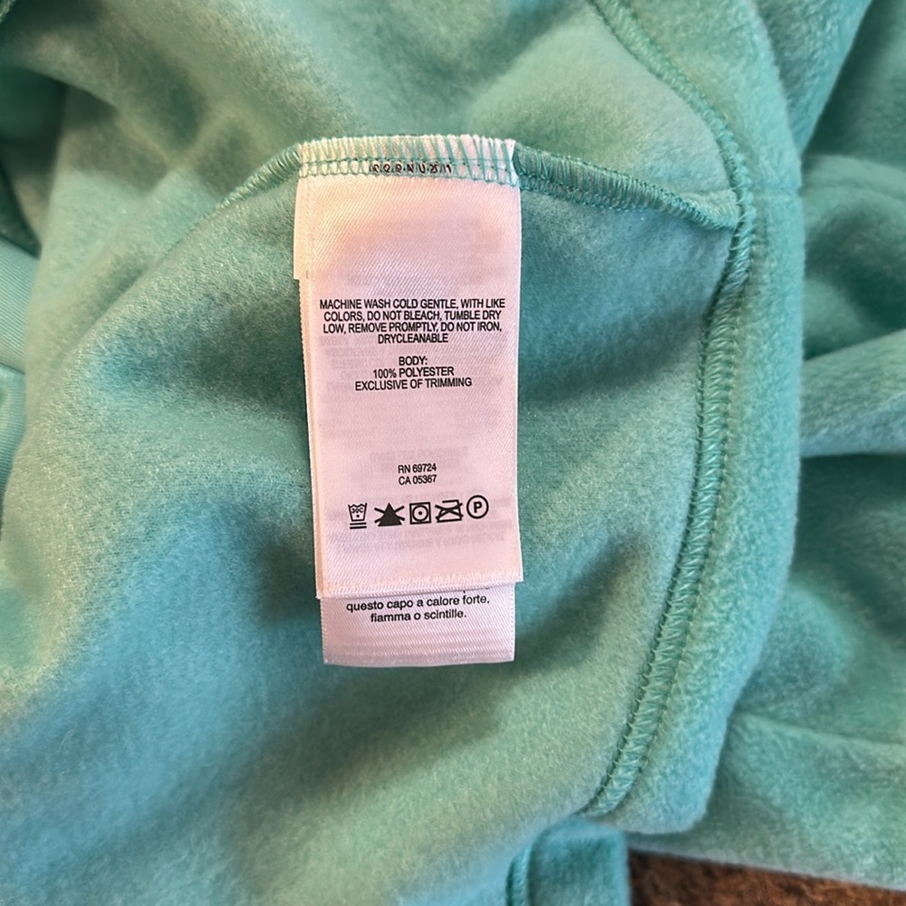 Columbia Fleece Vest Size 2X Mint Green Side Zipper Pockets Lightweight New - Picture 7 of 12